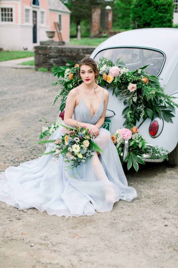 Landscape-inspired wedding shoot at the Estate of North Mowing