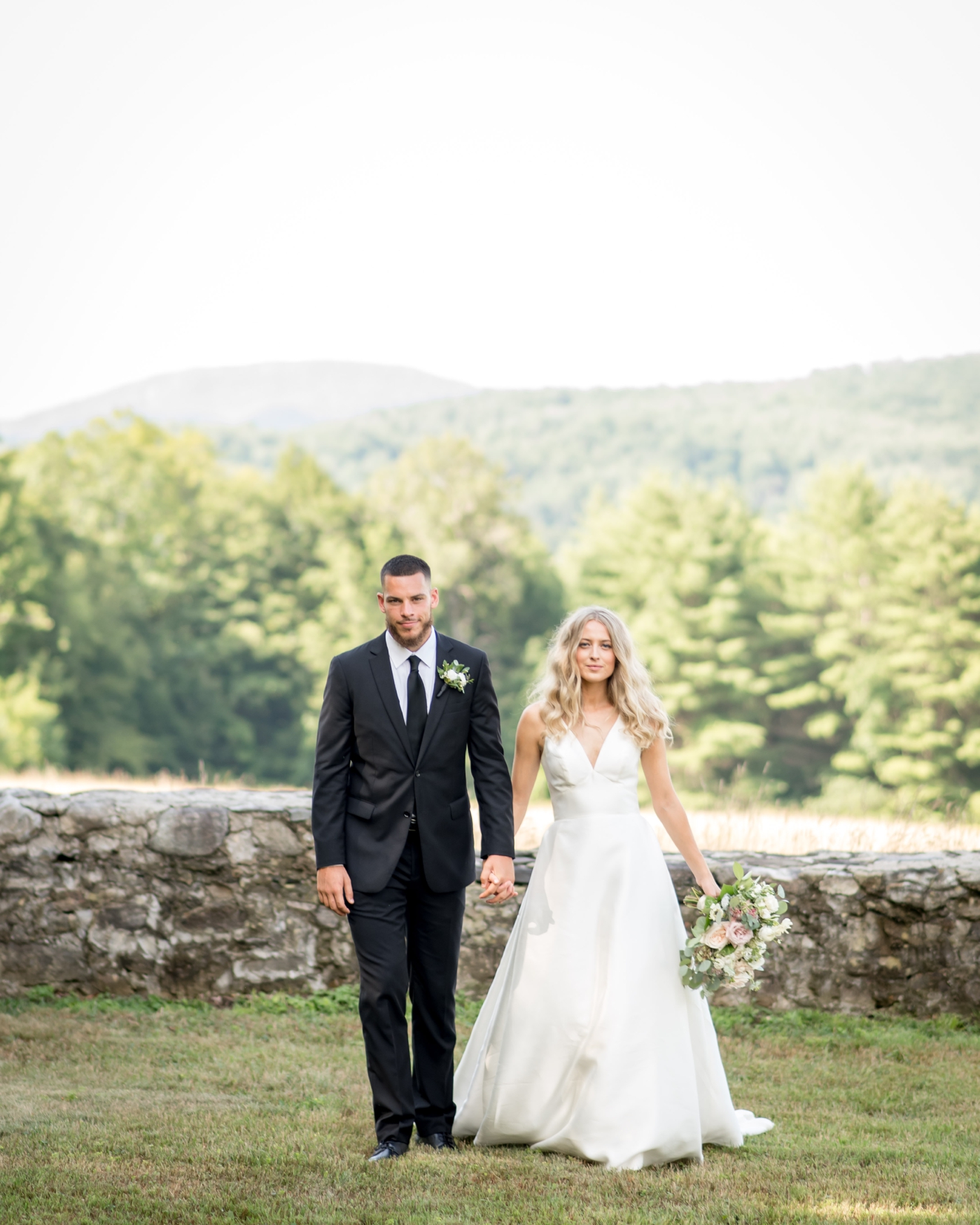 Intimate wedding reception at North Mowing Estate in Vermont