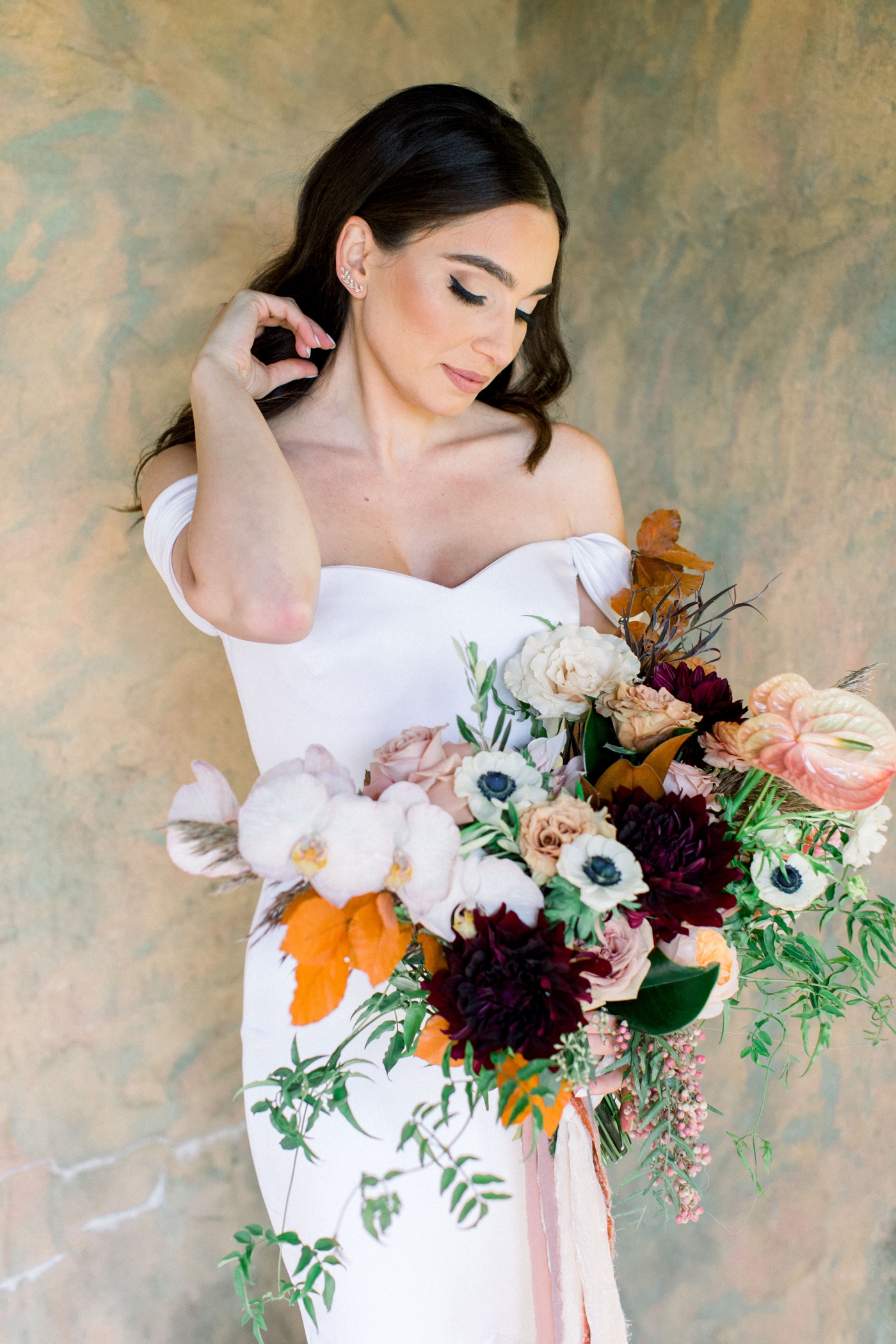 Fall bridal bouquet by Emily Herzig Floral Studio