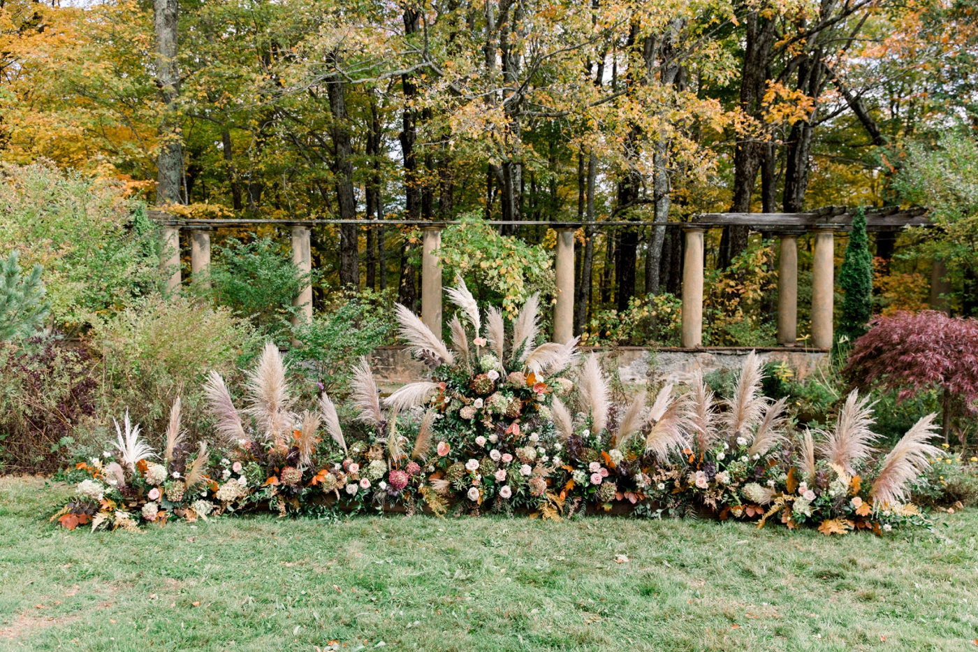 Fall wedding at Aldworth Manor in New Hampshire by Events By Sorrell