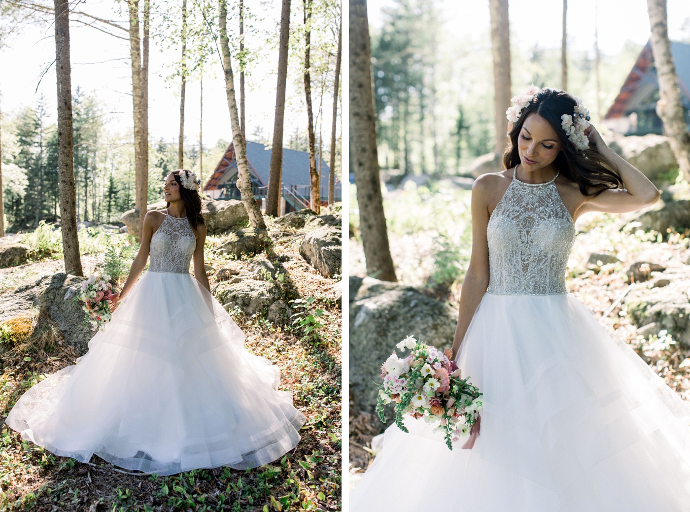 Intimate wedding at Lakefalls Lodge in New Hampshire