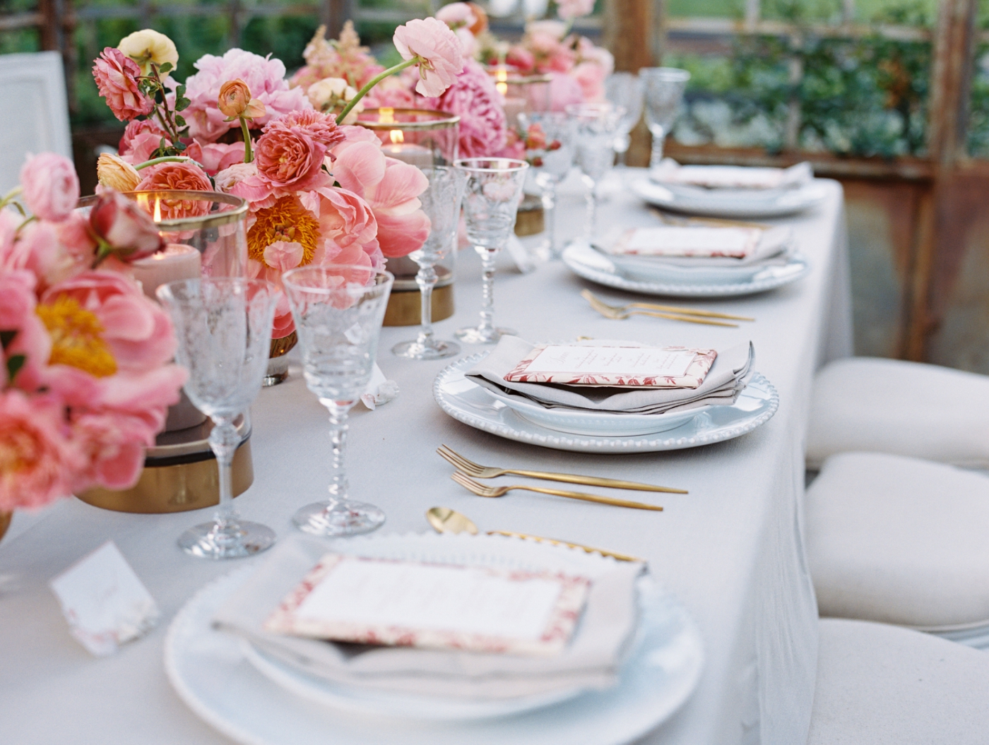 Blush and rose classic wedding at Greencrest Manor