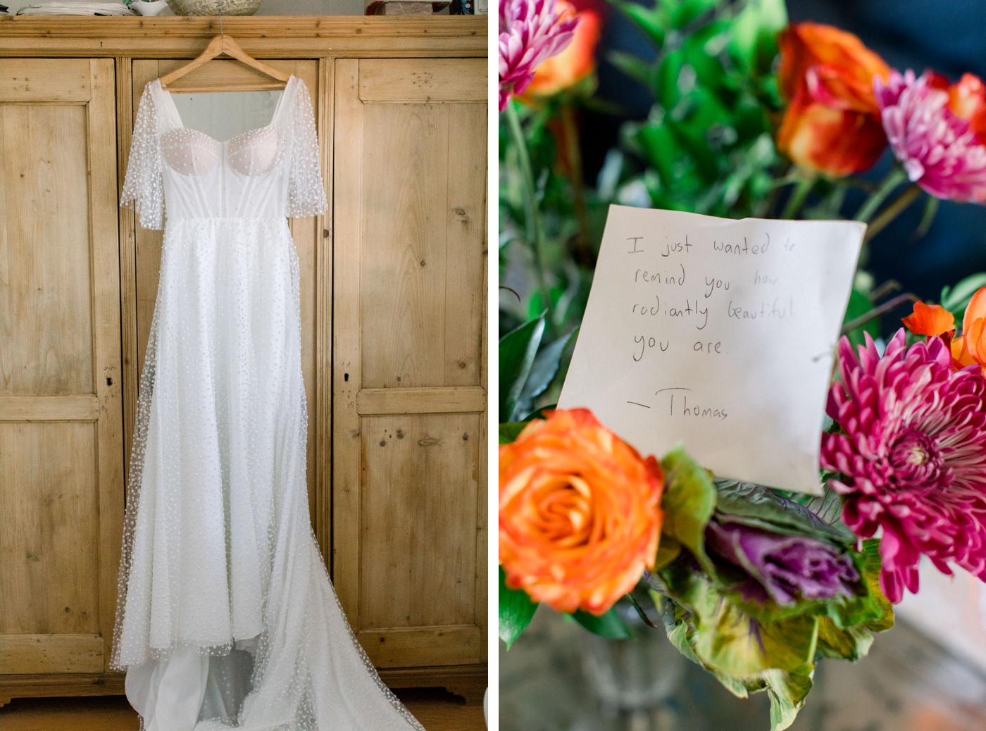 Colorful details from a summer wedding on Lake Winnipesaukee