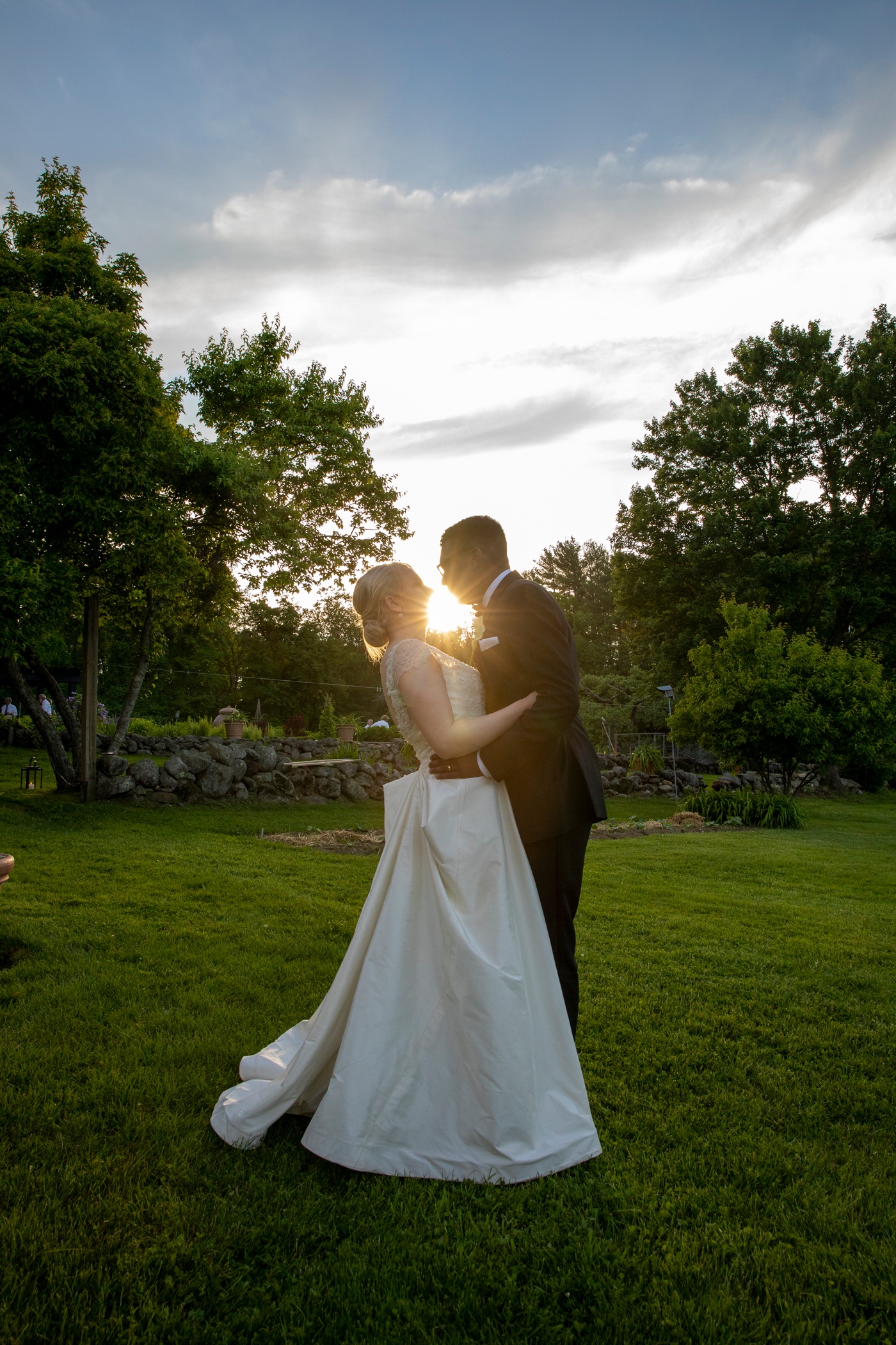 Sunset bridal photography