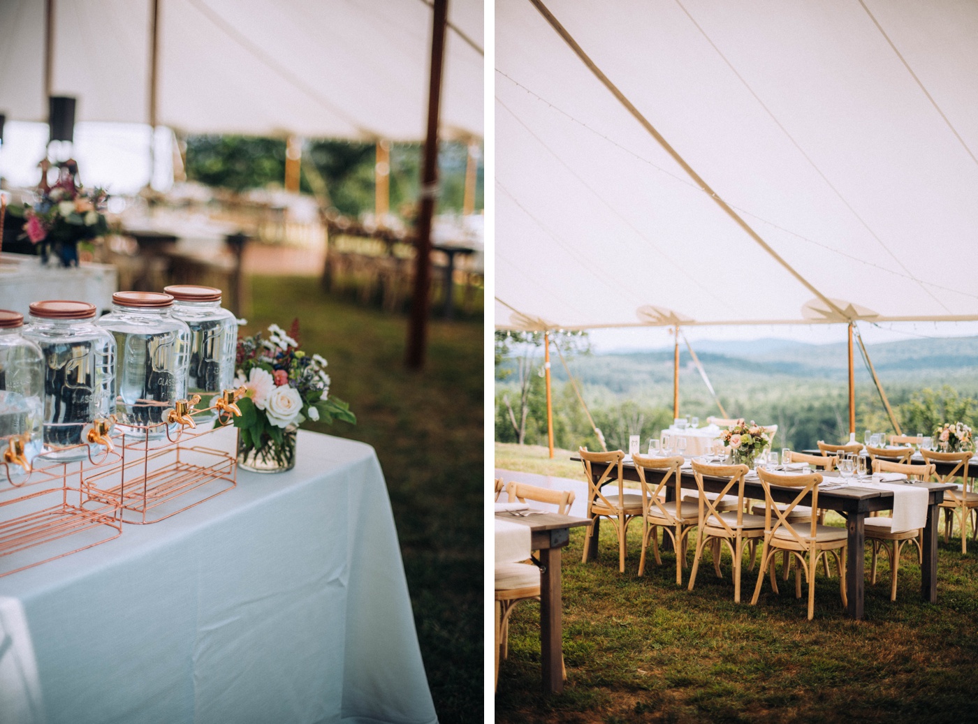 Tented Wedding in New Hampshire