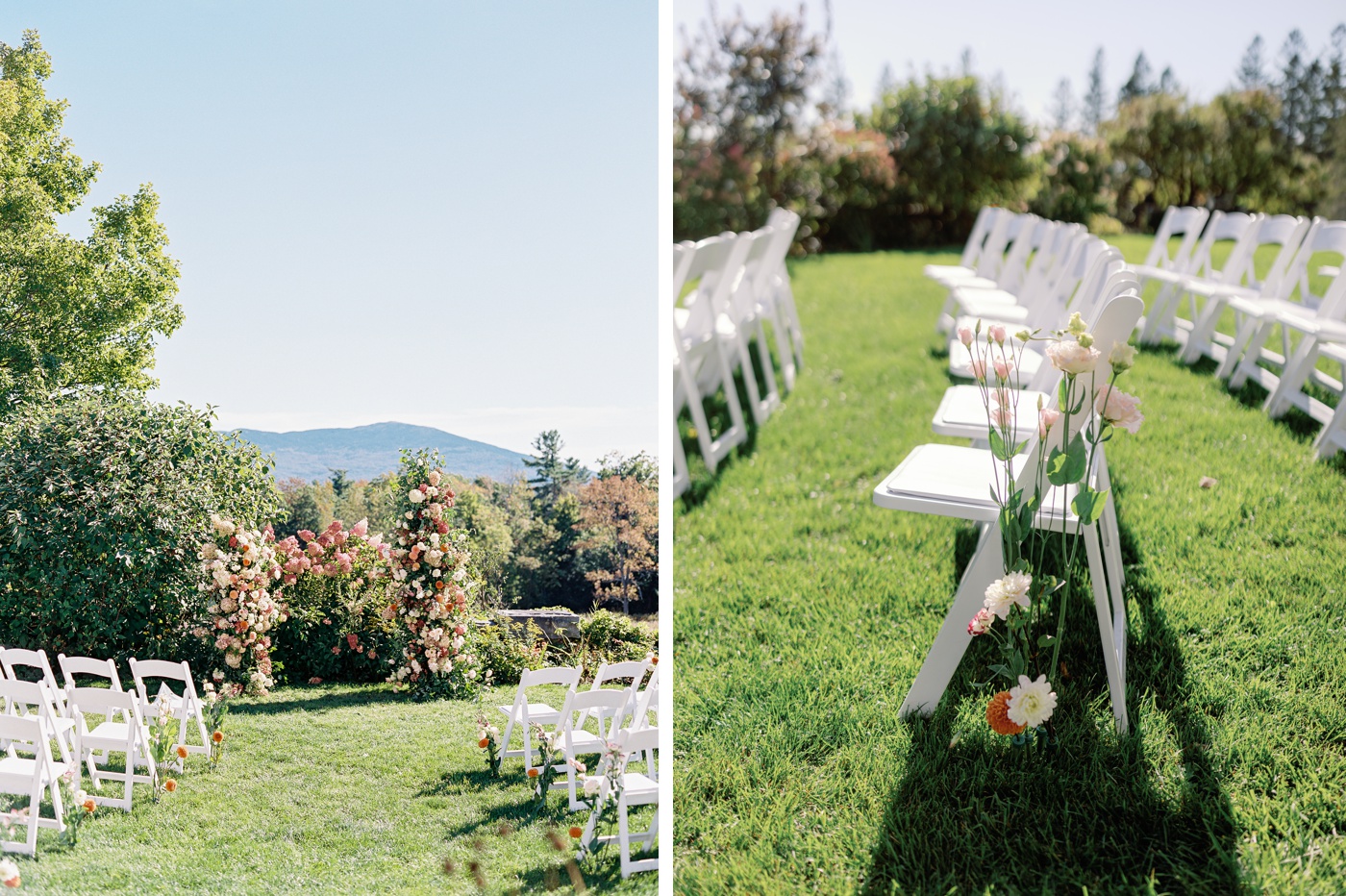 Outdoor wedding in New Hampshire