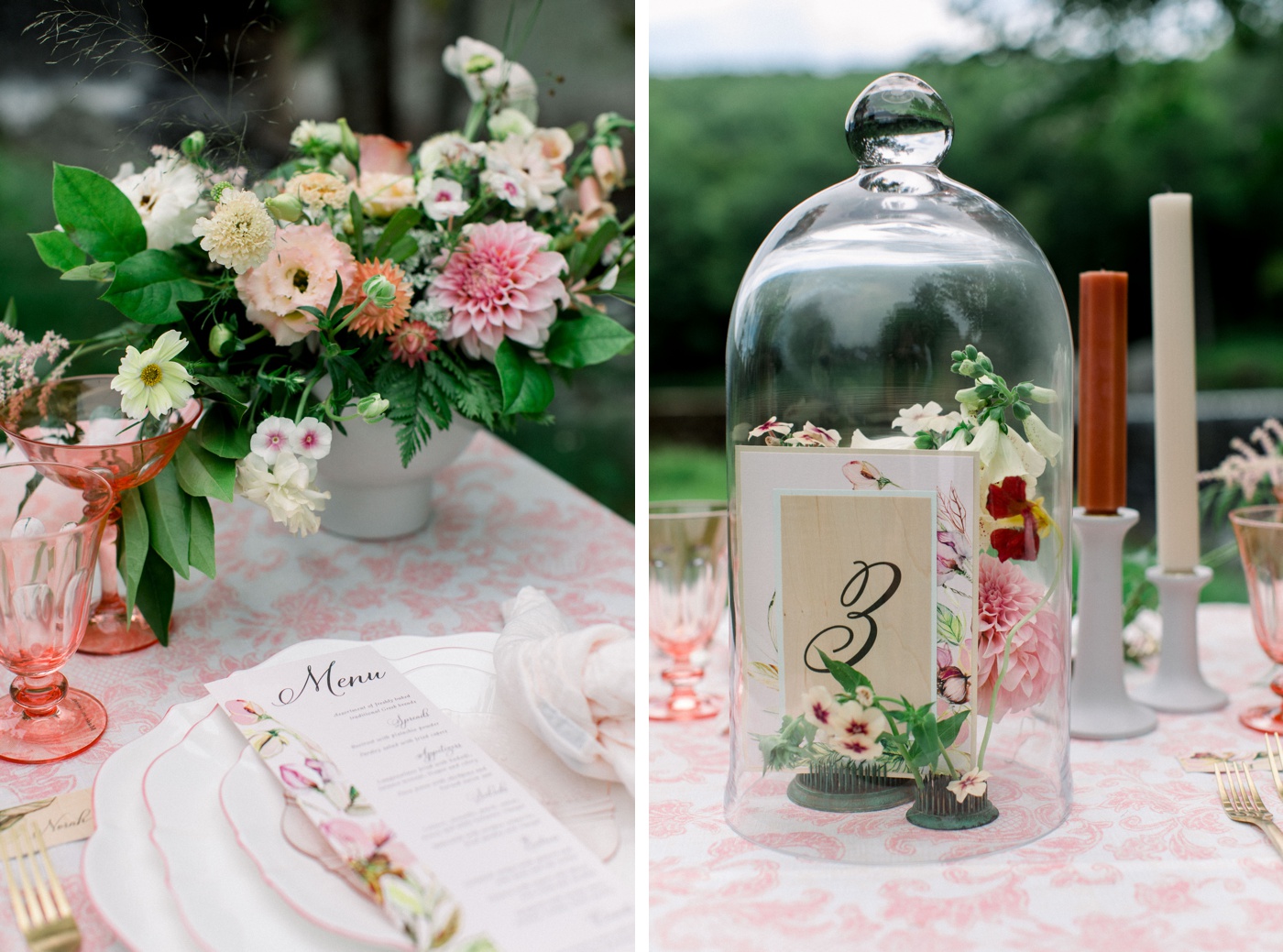 Colorful elopement styled shoot in New England