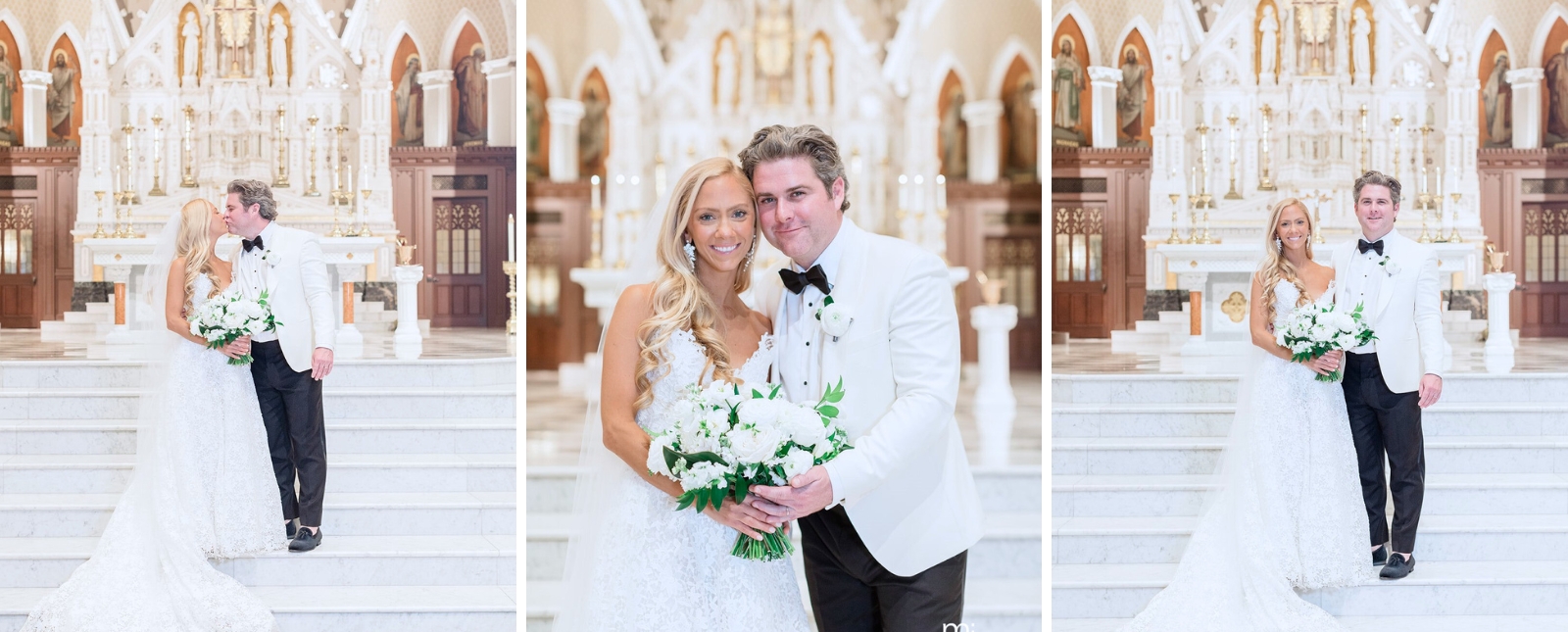 Luxury wedding in Boston at the Cathedral of the Holy Cross