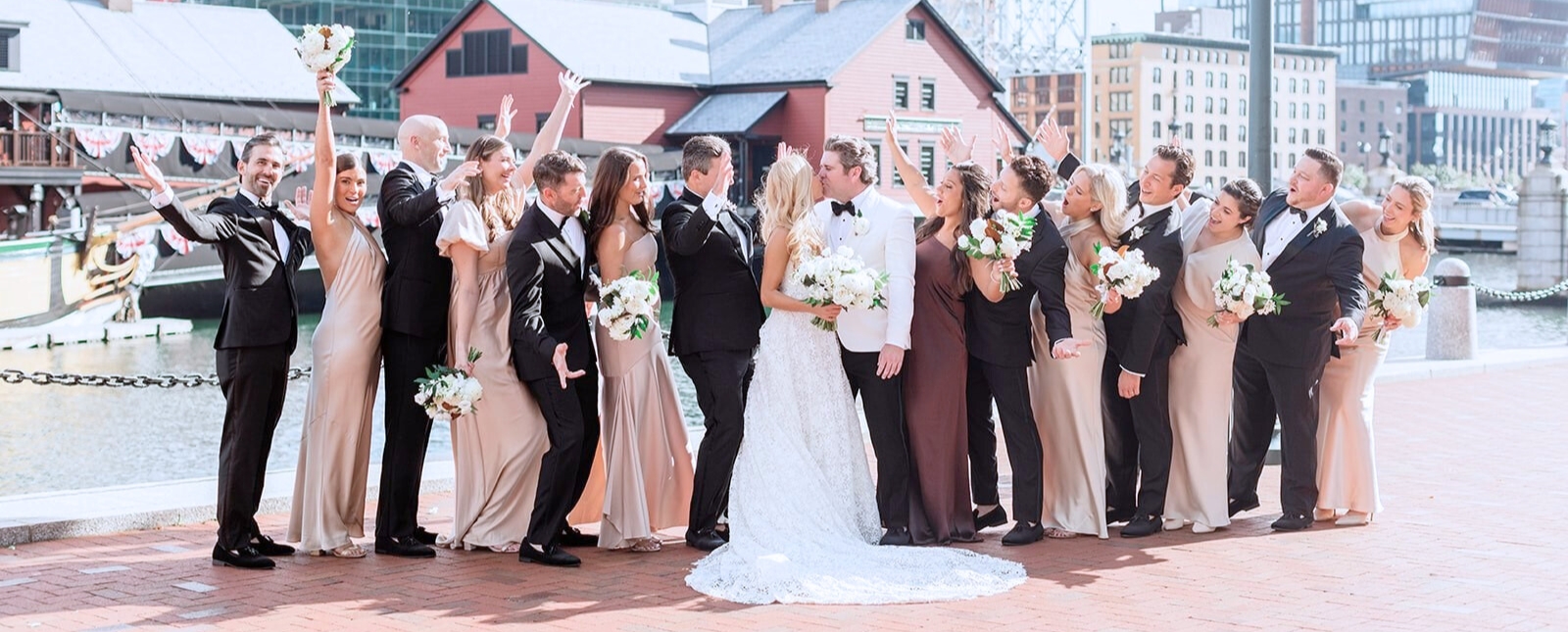 Intercontinental Hotel wedding reception with luxury decor